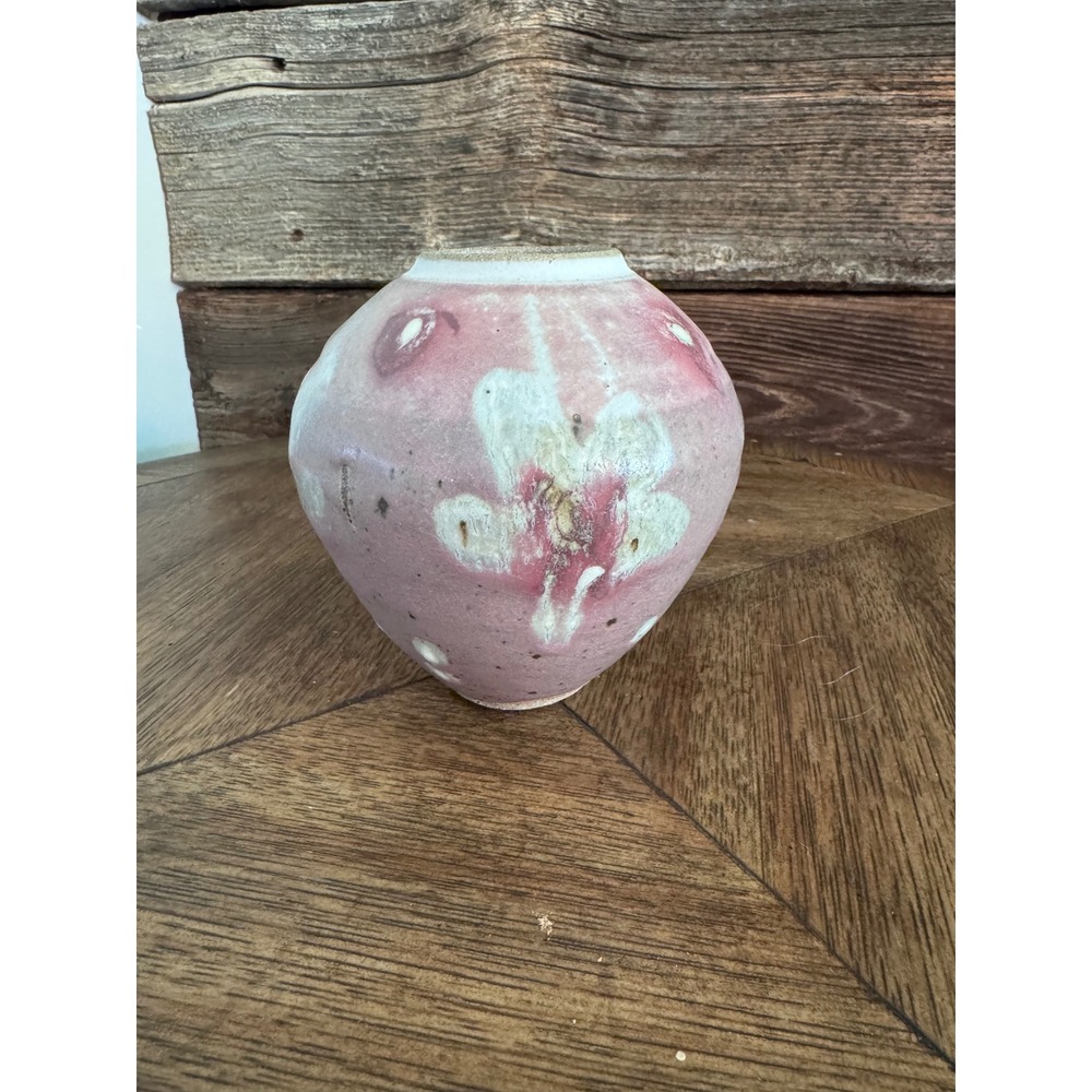 Vintage 1994 Karma Pottery Vase by Nancy Gisborne Signed New Zealand Studio art